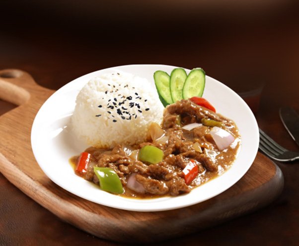 黑椒牛肉饭